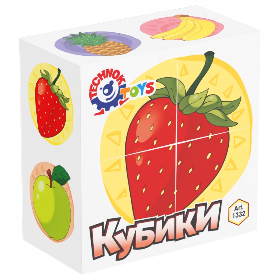 1332 Кубики Фрукти ТехноК
