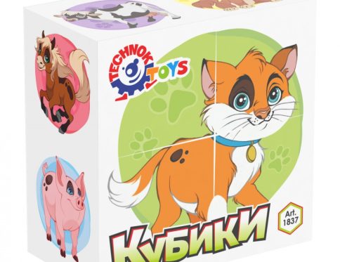 Кубики Свійські тварини ТехноК