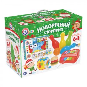 Новорічний набір іграшок ТехноК