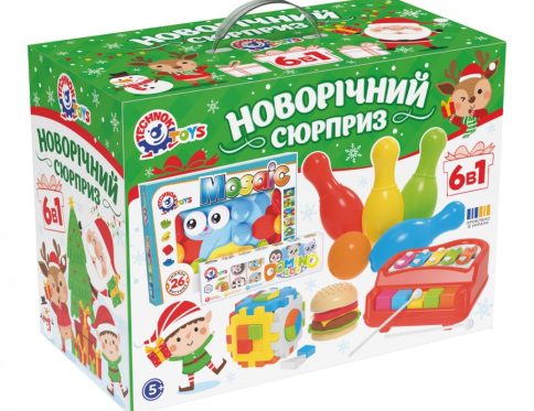 Новорічний набір іграшок ТехноК