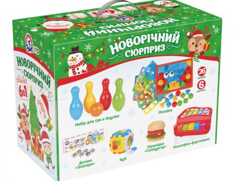 Новорічний набір іграшок ТехноК