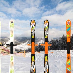 Лижі з палицями дитячі (90 см) , арт 9260