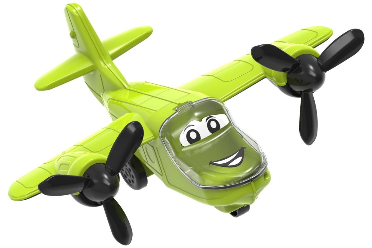 9666_light-green- Літак ТехноК